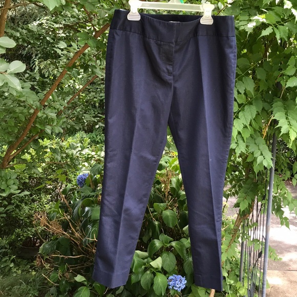 Madison Petite Blue Denim Jean Chambray Capris 8P - Picture 5 of 7